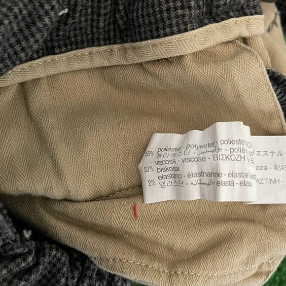 Zara Kids Adjustable Waist Pockets Brown Pleated Chino Cutoffs Shorts Size 10 - Picture 13 of 14